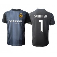 Stroje piłkarskie Inter Milan Yann Sommer #1 Bramkarskie Koszulka Podstawowej 2025-26 Krótki Rękaw